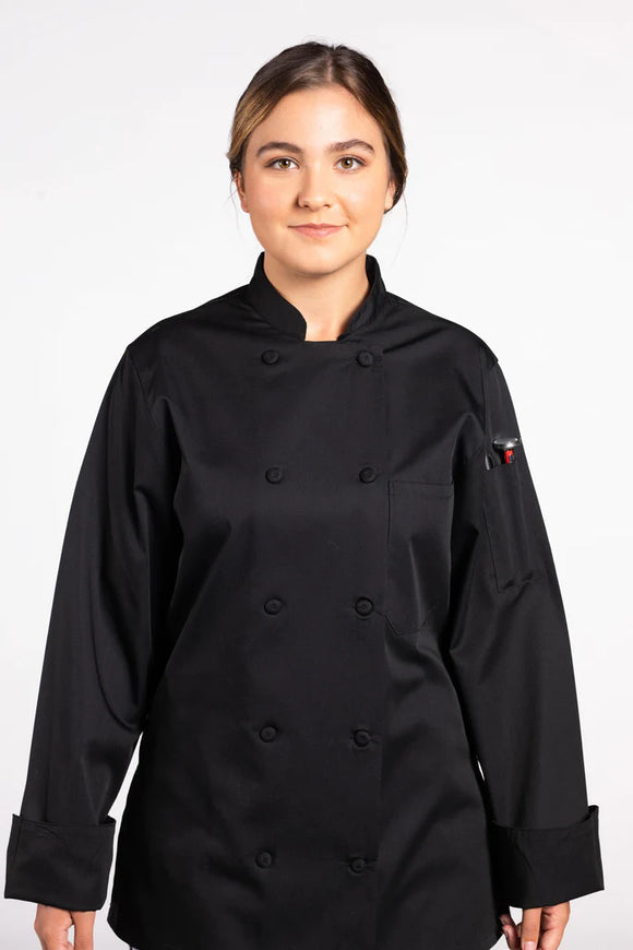 Ladies Long Sleeve Chef Coat