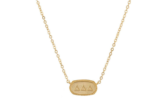 Delta Delta Delta Sorority Athena Necklace