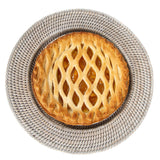Artifacts Rattan™ Open Weave Charger: Honey Brown