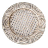 Artifacts Rattan™ Open Weave Charger: Honey Brown