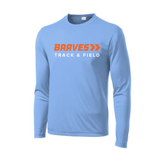 Unisex long sleeve dri fit tee